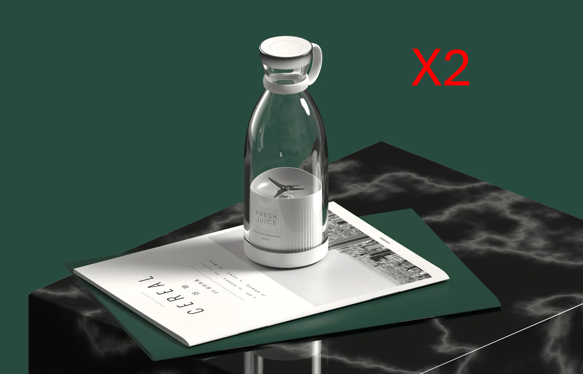 Portable USB Blender Bottle – Mini Smoothie & Milkshake/Protein Shake