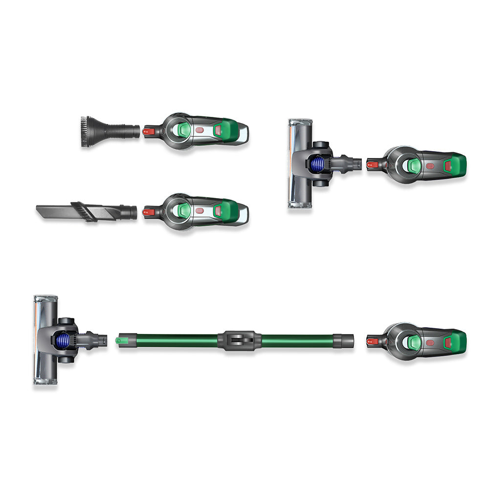 Cordless 3-in-1 Stick Vacuum – Home, Car & Anti-Mite Cleaner with LED Light