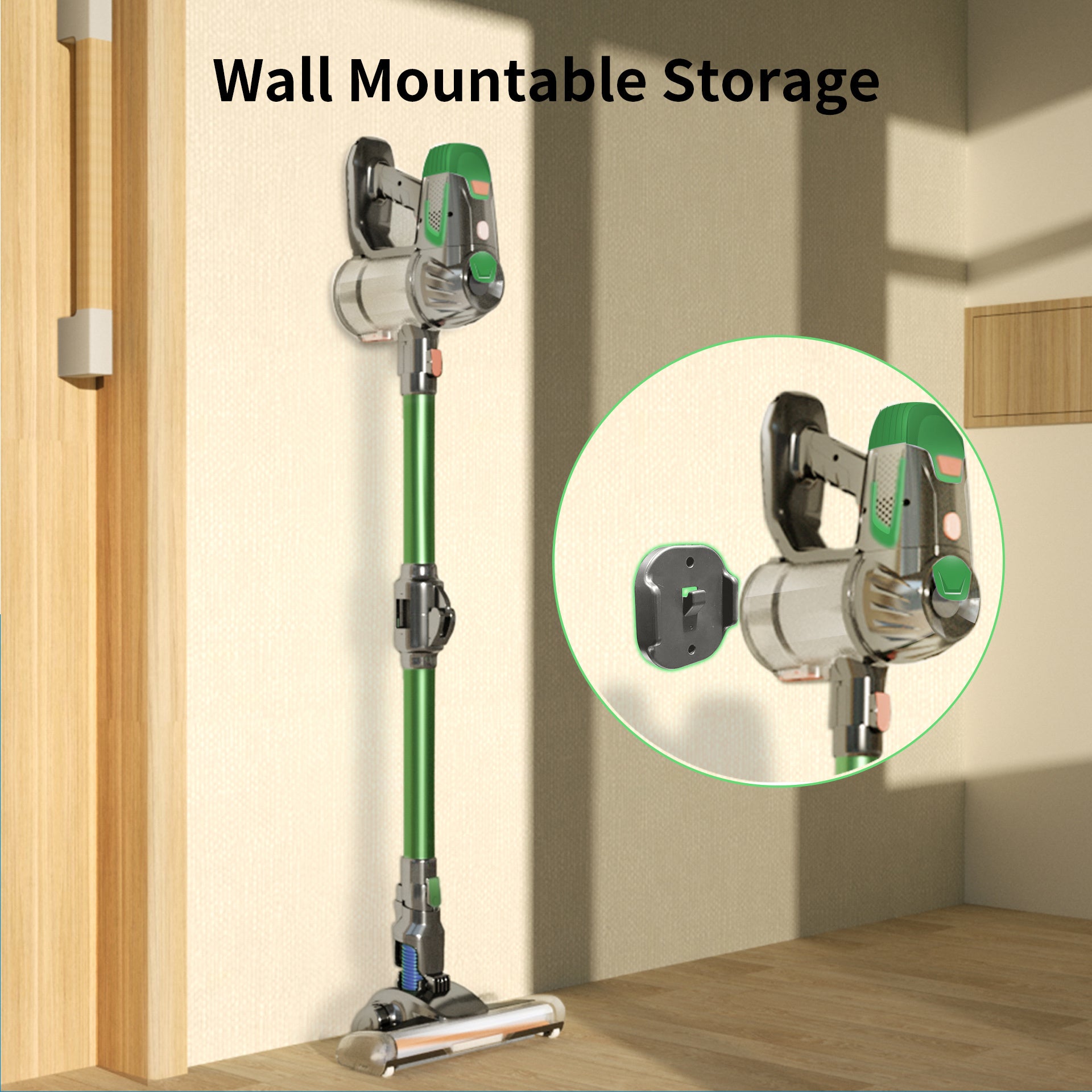 Cordless 3-in-1 Stick Vacuum – Home, Car & Anti-Mite Cleaner with LED Light