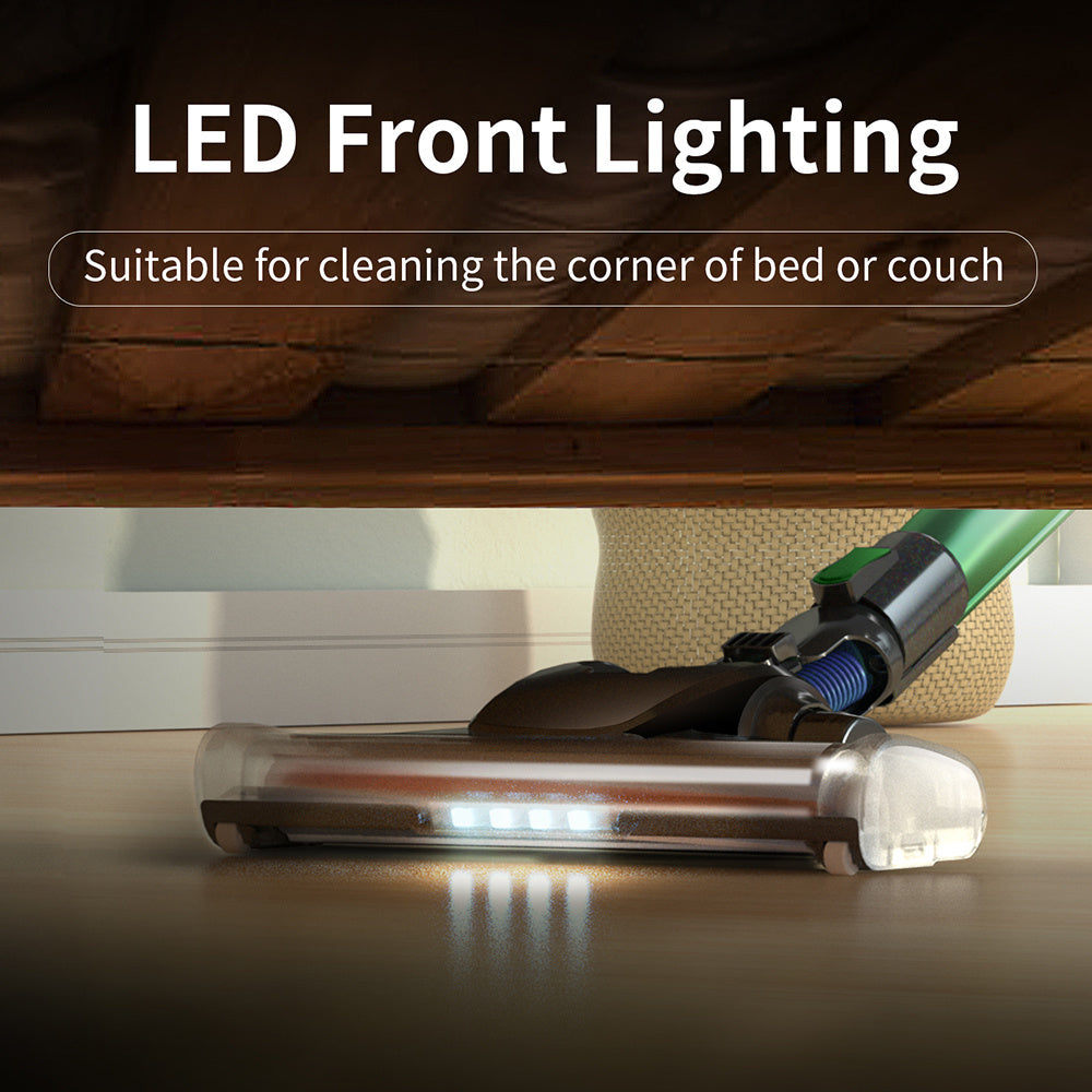 Cordless 3-in-1 Stick Vacuum – Home, Car & Anti-Mite Cleaner with LED Light