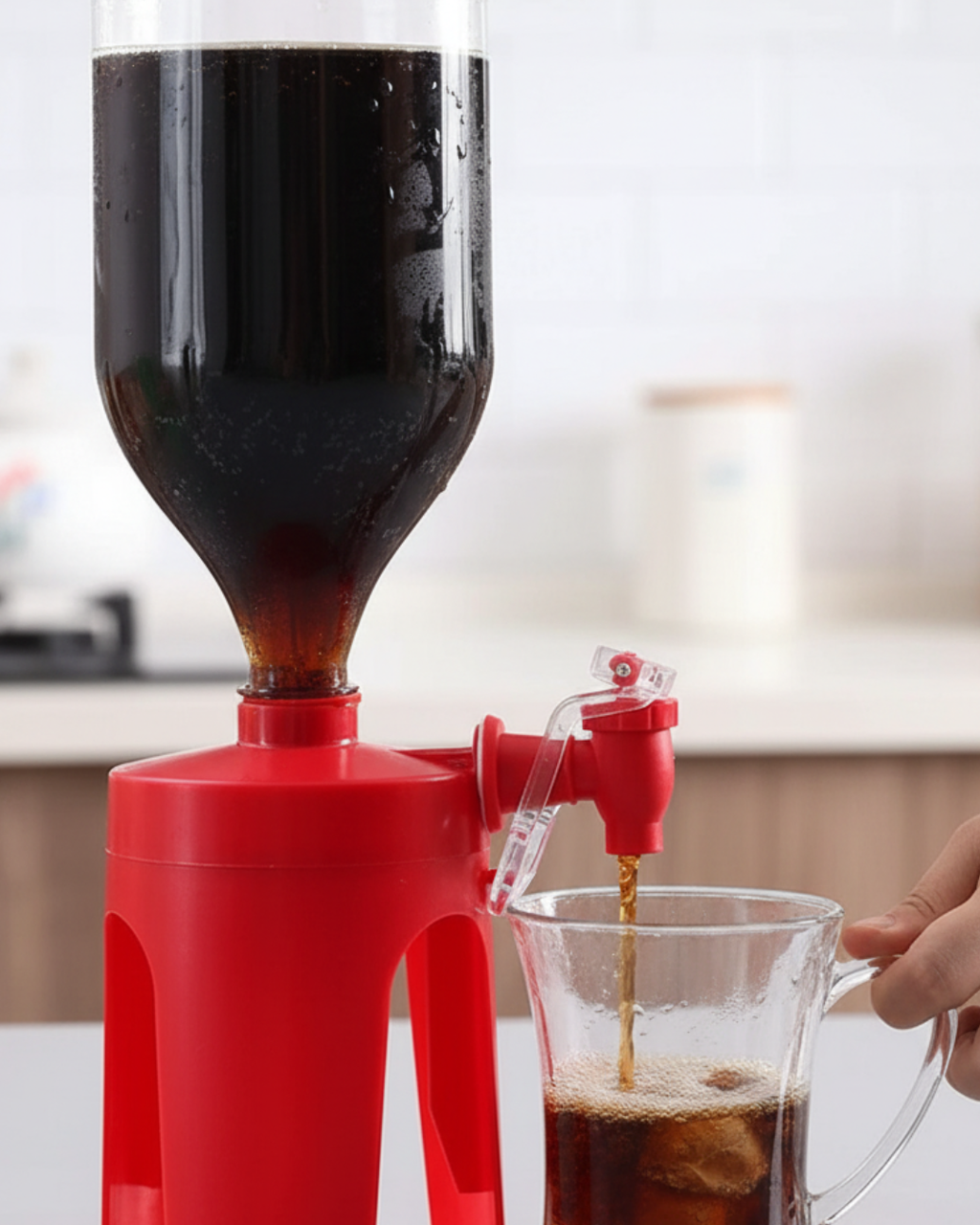 Automatic Drink Dispenser for Soda Bottles – Hands-Free Pouring