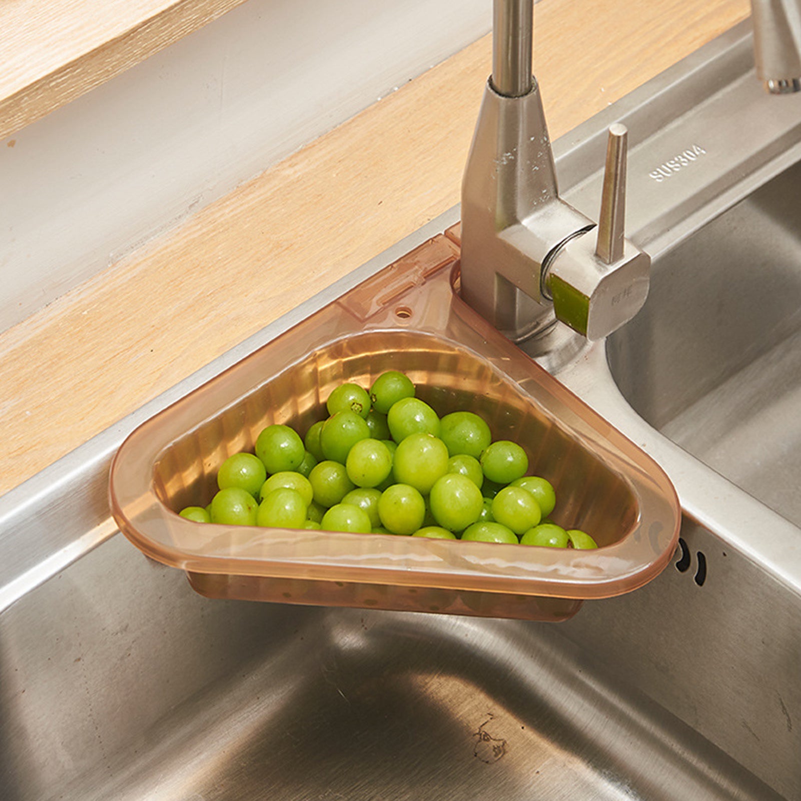 Swan Sink Drain Basket – Leftover & Food Waste Strainer (Adjustable)
